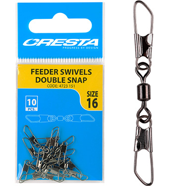 Cresta Feeder Swivel Double Snap • Cresta Hengelsport