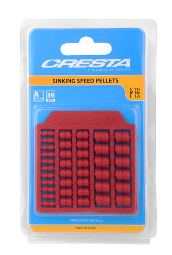 Cresta Sinking Speed Pellets Red