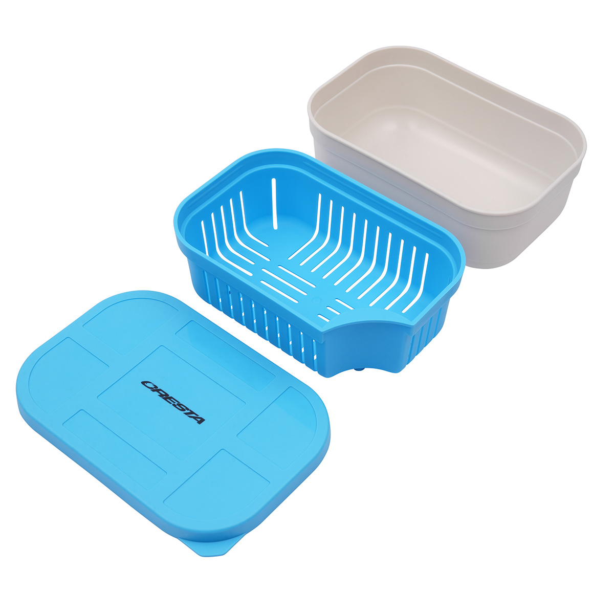 Bait Tubs 600 ml Closed Lid +Drain
