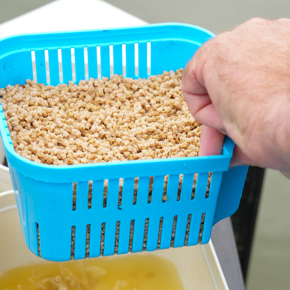 Bait Tubs 1600 ml + Closed lid + Drain